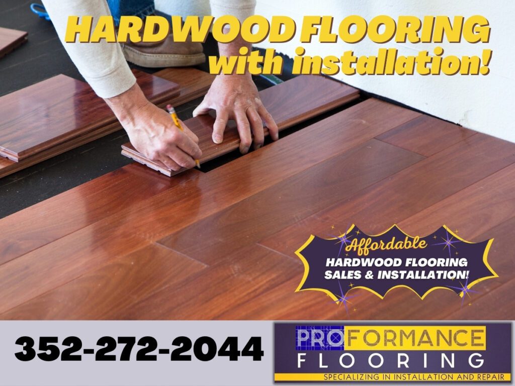 Expert conducting hardwood floor installation.