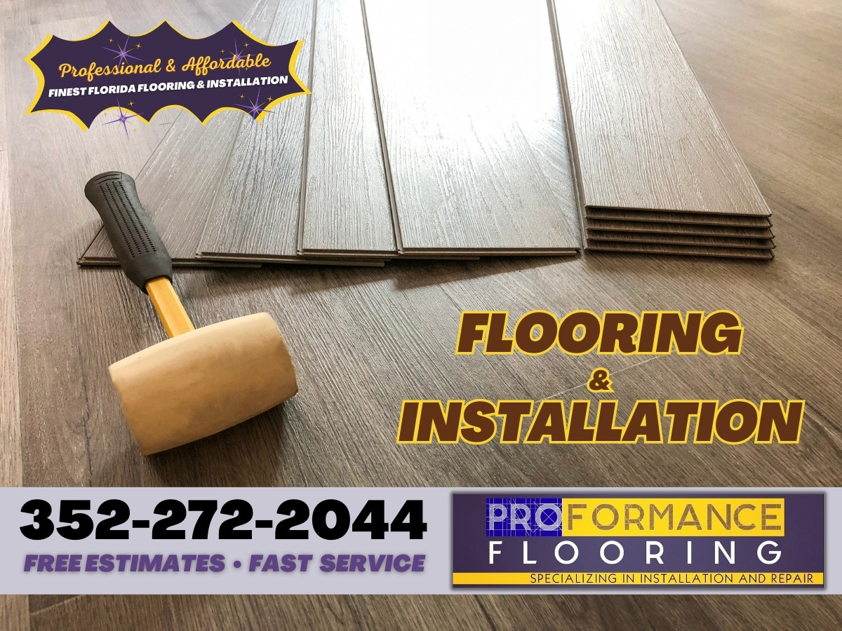 Vinyl flooring installation