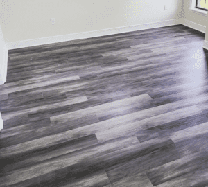 Grey vinyl plank